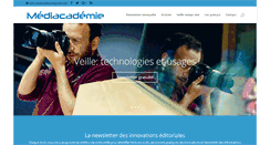 Desktop Screenshot of mediacademie.org